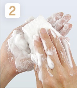 琉球泥洗顔 使用方法2