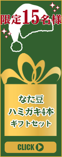なた豆ハミガキ4本3ギフトセット/送料無料