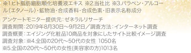 エイジング化粧品NO1