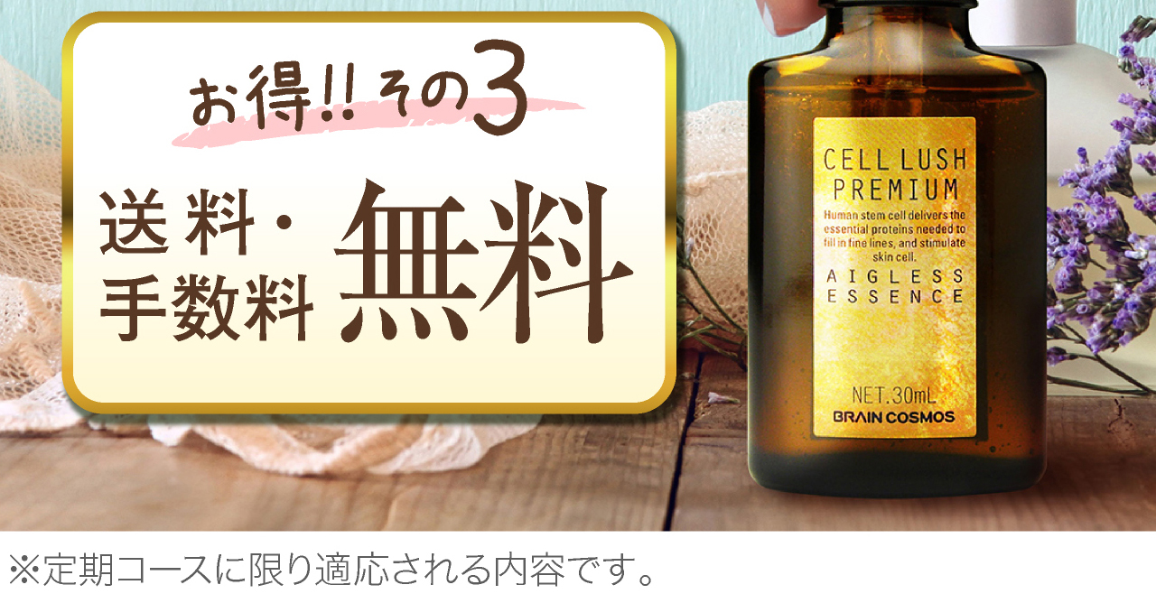 お得その3，ネット定期通販限定。送料無料