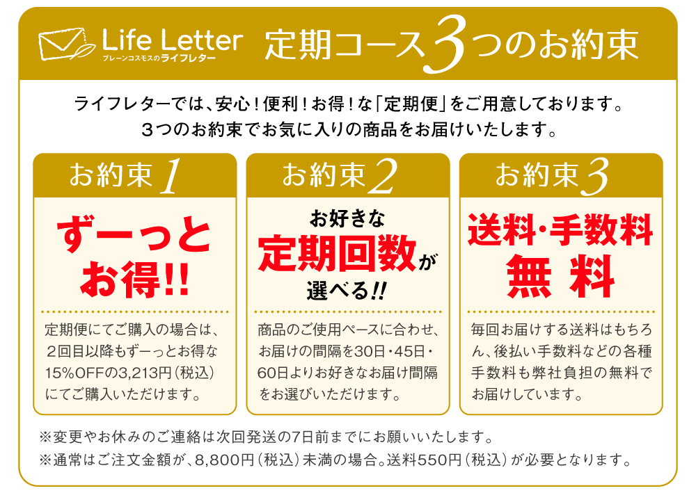 プロポリス100は定期コースがとってもお得！定期コース3つのお約束